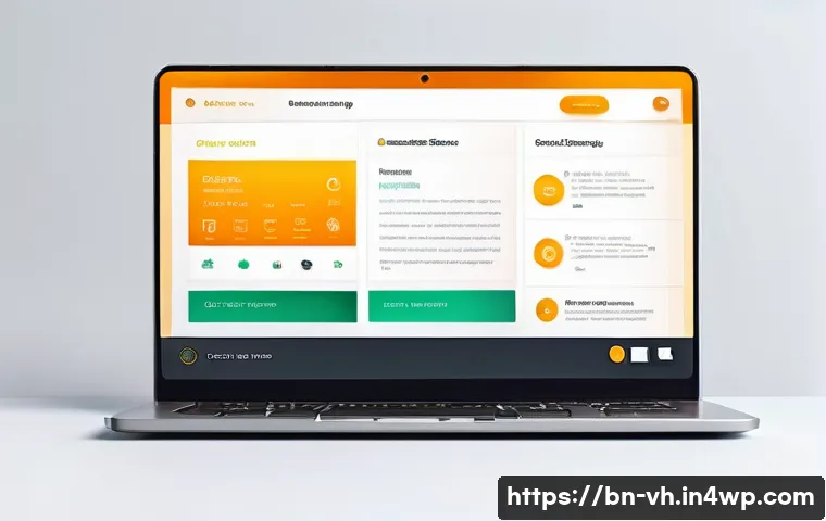 다크패턴과 사용자 충성도 - A vibrant, modern website interface showcasing clear and simple navigation menus, with bright, eye-c...