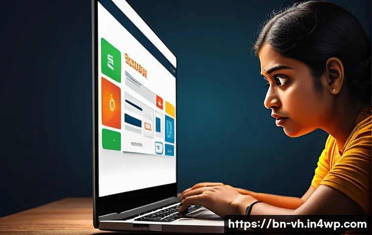 다크패턴이 소비자 보호에 미치는 영향 - A detailed digital illustration of a Bengali user frustrated at a laptop screen displaying a confusi...