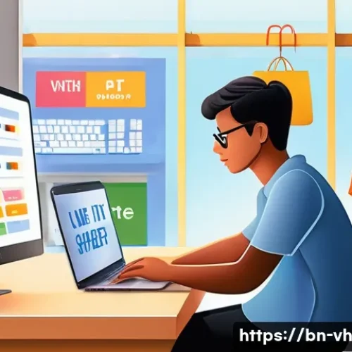 Home 32 다크패턴과 기업의 신뢰성 - A detailed digital illustration depicting a Bengali online shopper sitting at a desk with a laptop o...